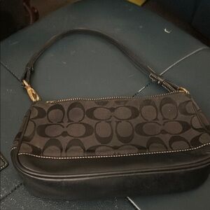 Coach Black mini Hampton Shoulder Bag